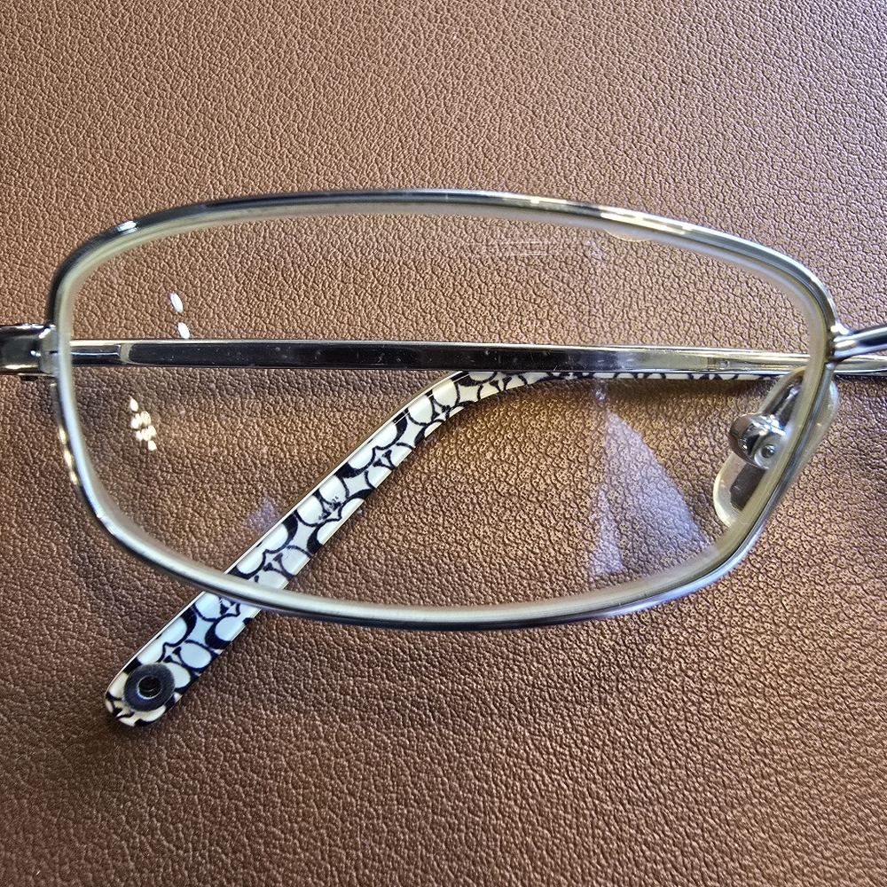 Coach Shannon 114 Silver Eyeglasses (with case) - Picture 8 of 9